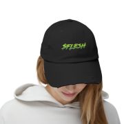 $FLEsH Unisex Distressed Cap