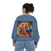 CPC w FLEsH Unisex Garment-Dyed Sweatshirt