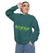 CPC w FLEsH Unisex Garment-Dyed Sweatshirt