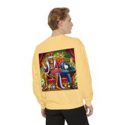 CPC w FLEsH Unisex Garment-Dyed Sweatshirt