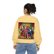 CPC w FLEsH Unisex Garment-Dyed Sweatshirt