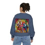 CPC w FLEsH Unisex Garment-Dyed Sweatshirt