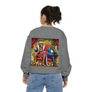 CPC w FLEsH Unisex Garment-Dyed Sweatshirt