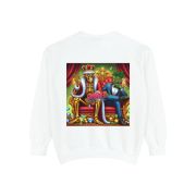 CPC w FLEsH Unisex Garment-Dyed Sweatshirt