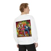 CPC w FLEsH Unisex Garment-Dyed Sweatshirt