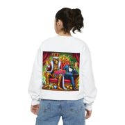 CPC w FLEsH Unisex Garment-Dyed Sweatshirt